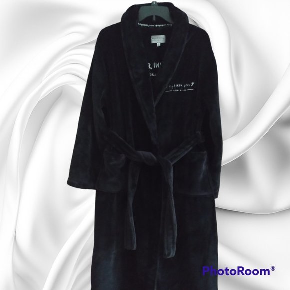 S/M ❤️Bikini Village "My Bikini Story" Fuzzy Plush Robe Lounge - Picture 3 of 11